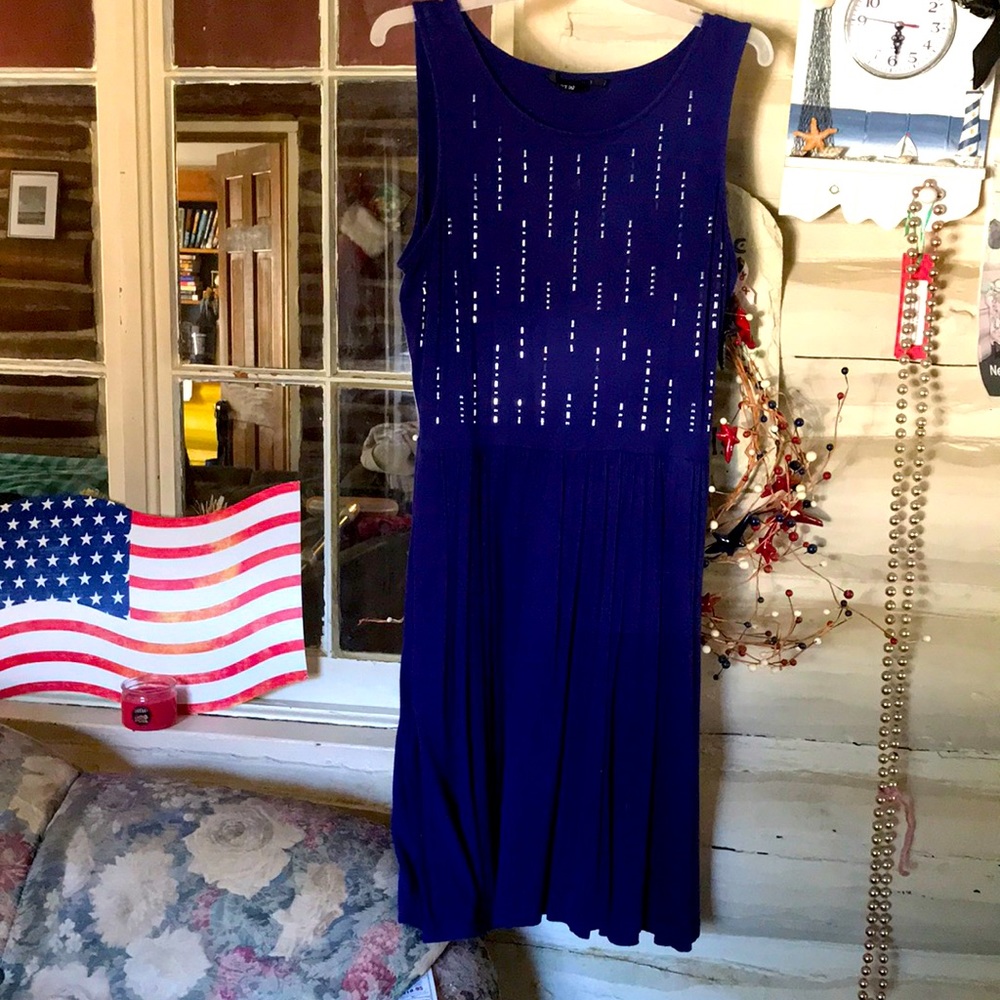 Apt. 9 Medium cool blue dress.